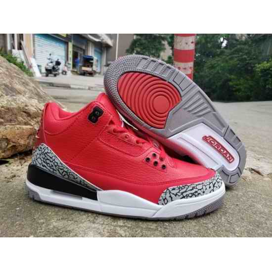 Air Jordan 3 Retro Bulls Red Men Shoes
